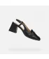 Pantofi de dama cu toc GEOX CORONILLA NEGRU