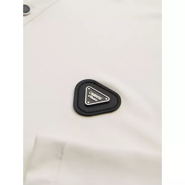  Tricou pentru bărbați cu guler OMBRE OM-POLS-0139 CREMĂ 