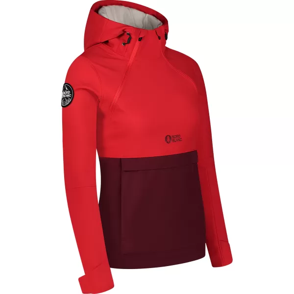  Anorac softshell pentru femei NORDBLANC NBWSL8275 ROŞU 