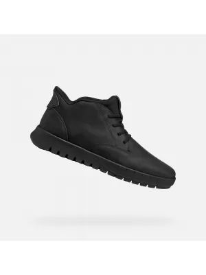 Pantofi pentru bărbați GEOX FLEXTRIDE PLUS G011461 NEGRU