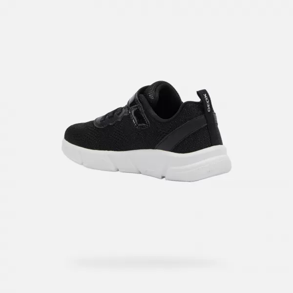  Adidași pentru fete GEOX ARIL NEGRU 