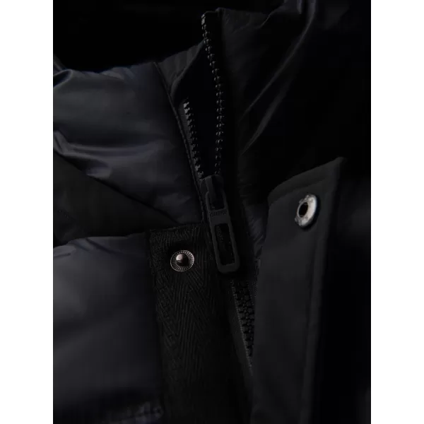  Palton pentru bărbați OMBRE OM-JALJ-0308 NEGRU 