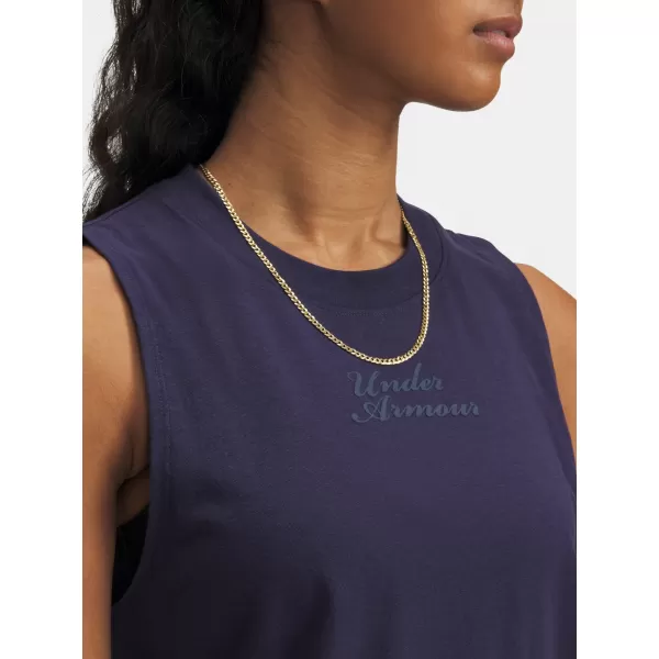  Maieu de damă UNDER ARMOUR UA VARSITY TANK 6005631-410 ALBASTRU 