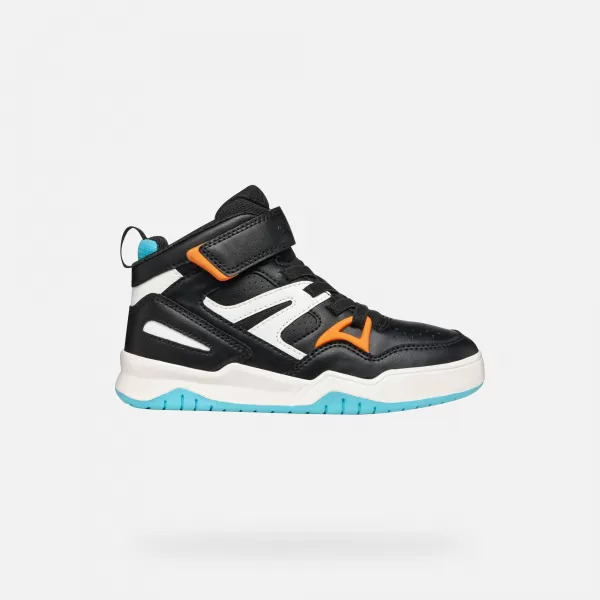  Adidași pentru băieți GEOX PERTH J567RA054FUC0038 NEGRU 
