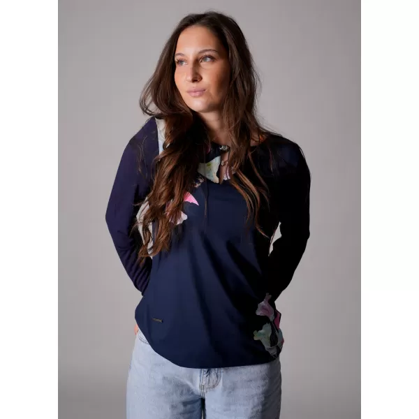  Tricou de damă ALTISPORT GLADYS ALBASTRU ÎNCHIS 