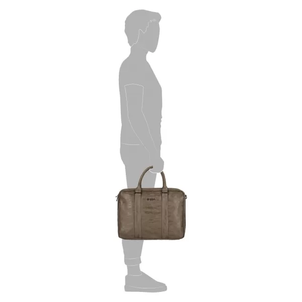  Sac ENRICO BENETTI ROTTERDAM 15 NOTEBOOK BAG TAUP MEDIU 