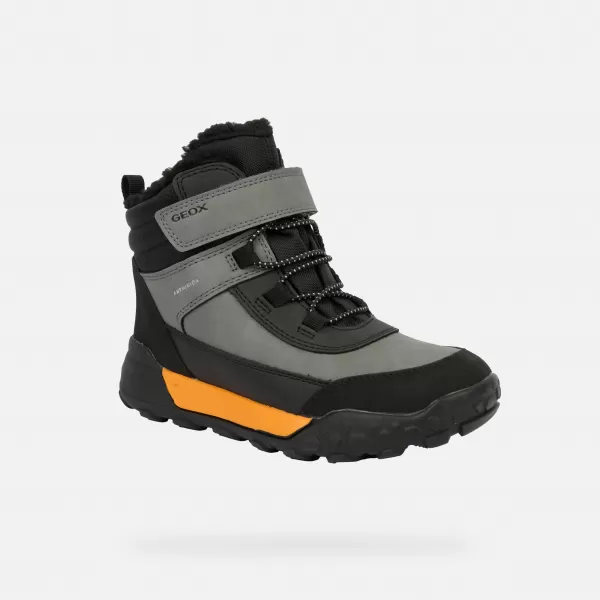  Cizme de iarna pentru baieti GEOX TREKKYUP B ABX J46MBE0MEMSC0036 NEGRU 