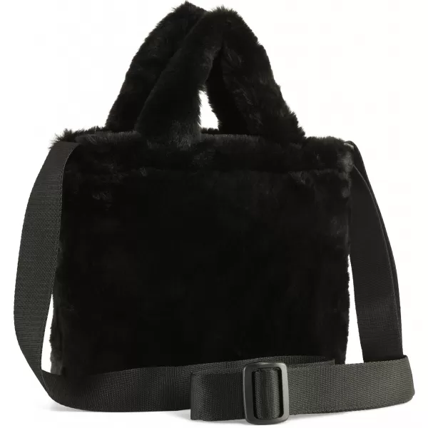  Geanta pentru doamne PUMA UP FAUX FUR MINI SHOPPER BAG 09171301 PUMA NEGRU 