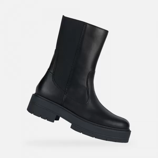  Botine de dama GEOX SPHERICA EC7 NEGRU 