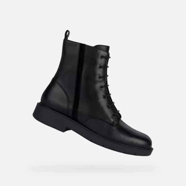  Botine de dama GEOX SPHERICA EC1 G004200 NEGRU 
