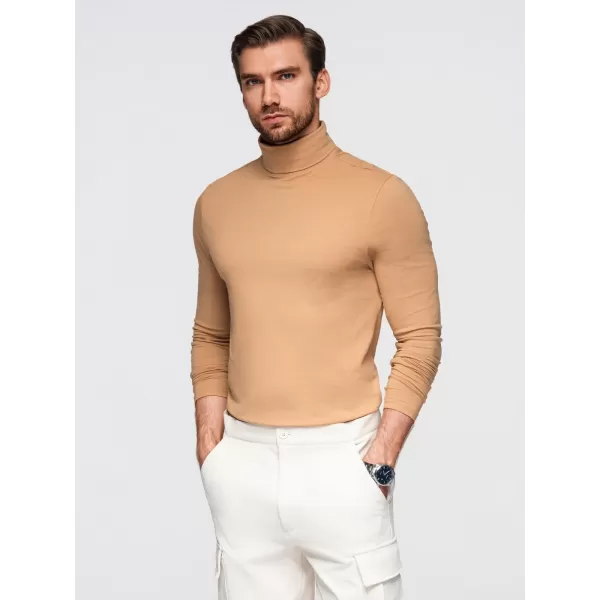  Cămaşă OMBRE OM-LSCL-0130 MARO DESCHIS 