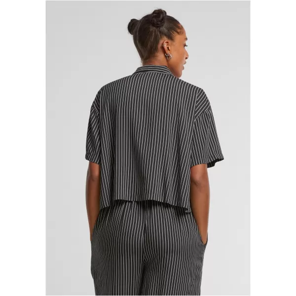  Cămaşă URBAN CLASSICS TB4365 NEGRU/ALB 