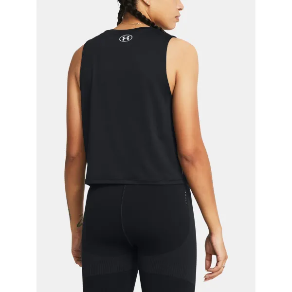  Maieu de damă UNDER ARMOUR VANISH ENERGY CROP TANK 1383654-001 NEGRU 
