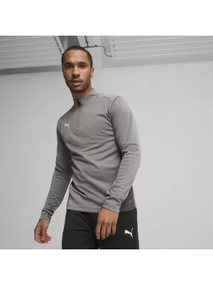Cămaşă PUMA TEAMGOAL TRAINING 1/4 ZIP TO 658629_13 FONTĂ/ALB/GRI DE UMBRĂ