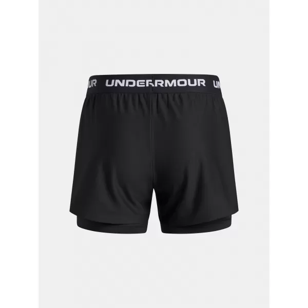  Pantaloni scurți pentru fete UNDER ARMOUR UA TECH PLAY UP 2N1 SHORT 6004985-005 NEGRU 