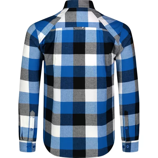  Cămașă de flanelă NORDBLANC QUANTUM NBSSM8243 ALBASTRU 