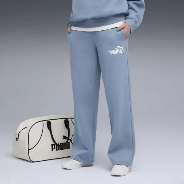  Doamne PUMA ESS NATURE 2 0 COMFORT LOGO STRAIGHT PANTS FL OP 68808134 COOL ALBASTRU 