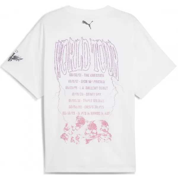  Cămaşă PUMA MELO WORLD TOUR-NAMENT TEE I 63237201 PUMA ALB 