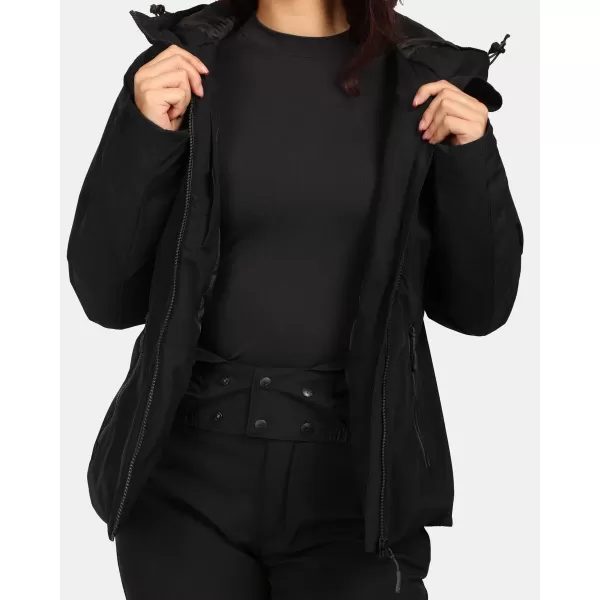  Jachetă de schi pentru femei KILPI FLIP-W ZL0110KI NEGRU 