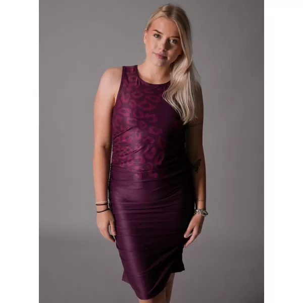  Rochie premium dama ALTISPORT VOJ/ALW047SAT03 VIN ROȘU 