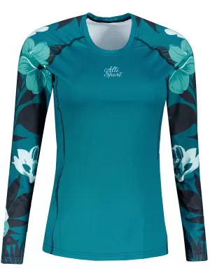 Tricou funcțional pentru femei cu mâneci lungi premium ALTISPORT VOJ/ALW115TR03 KEROSEN