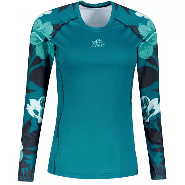  Tricou funcțional pentru femei cu mâneci lungi premium ALTISPORT VOJ/ALW115TR03 KEROSEN 