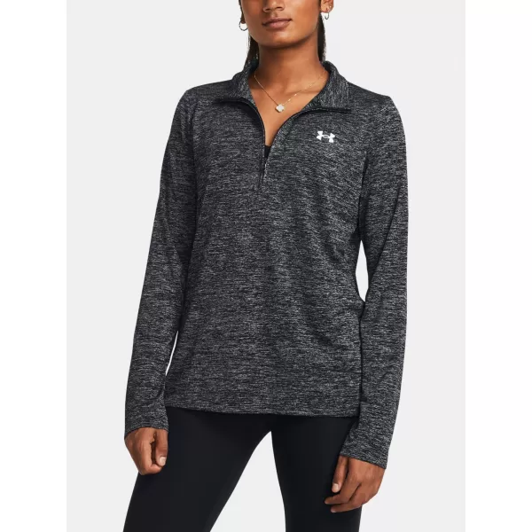  Hanorac de dama UNDER ARMOUR TECH 1/2 ZIP- TWIST NEGRU 