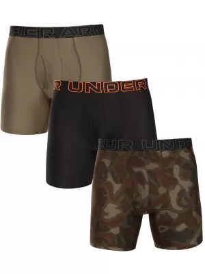 Boxeri pentru bărbați UNDER ARMOUR M UA PERF TECH (3KS) 1383879-392 NEGRU CU ORAN SOLAR