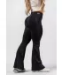 Jambiere evazate fără cusături FLOW SEAMLESS 498 BLACK Nebbia