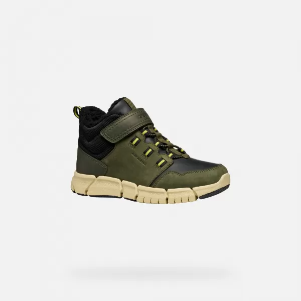  Botine pentru baieti GEOX FLEXYPER B ABX J949XA032MEC0498 KAKI 