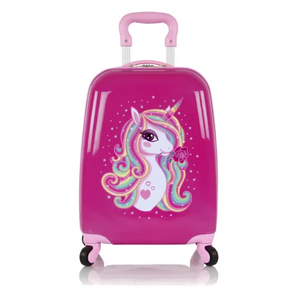  Valiză HEYS Kids 4w TRANDAFIR UNICORN 