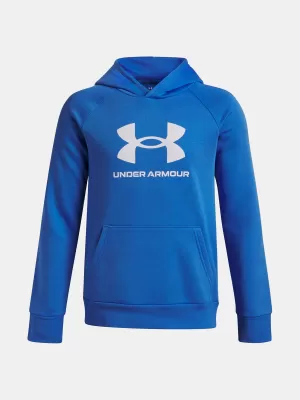 Hanorac pentru băiat UNDER ARMOUR UA RIVAL FLEECE BL HOODIE 1379791-402 ALBASTRU