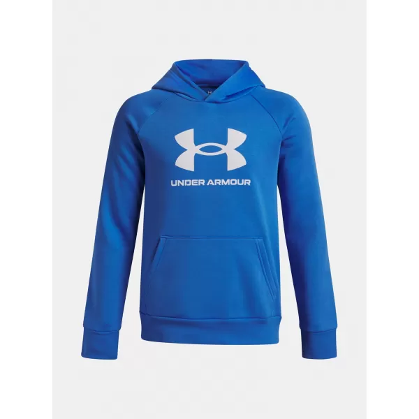  Hanorac pentru băiat UNDER ARMOUR UA RIVAL FLEECE BL HOODIE 1379791-402 ALBASTRU 
