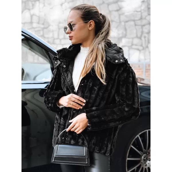  Geaca de dama DSTREET TY5276 NEGRU 