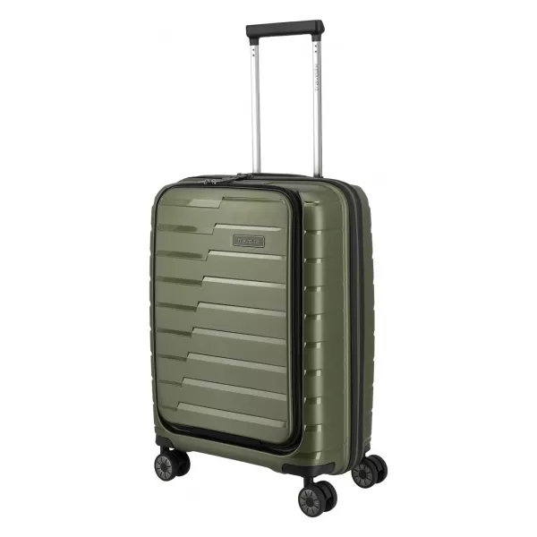  Valiză TRAVELITE AIR BASE 4W S FRONT POCKET MĂSLINE 