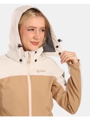 Jachetă softshell pentru femei KILPI RAVIA-W ZL0125KI BEJ