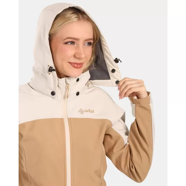  Jachetă softshell pentru femei KILPI RAVIA-W ZL0125KI BEJ 
