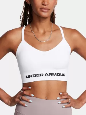 Sutien de damă UNDER ARMOUR VANISH SEAMLESS LOW BRA 1384417-100 ALB