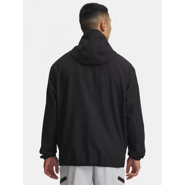  Hanorac pentru bărbați UNDER ARMOUR UA UNSTOPPABLE WVN HOODIE 6003864-001 NEGRU 