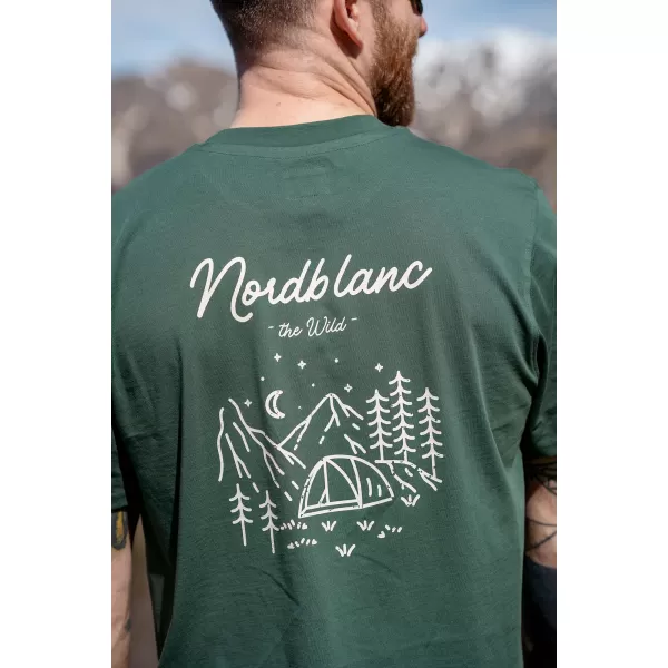  Cămaşă NORDBLANC CAMPING NBSMT8157 VERDE ÎNCHIS 