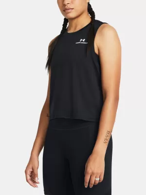 Maieu de damă UNDER ARMOUR VANISH ENERGY CROP TANK 1383654-001 NEGRU