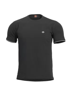 tricou PENTAGON LEVANTES CREWNECK STRIPES K09026 NEGRU