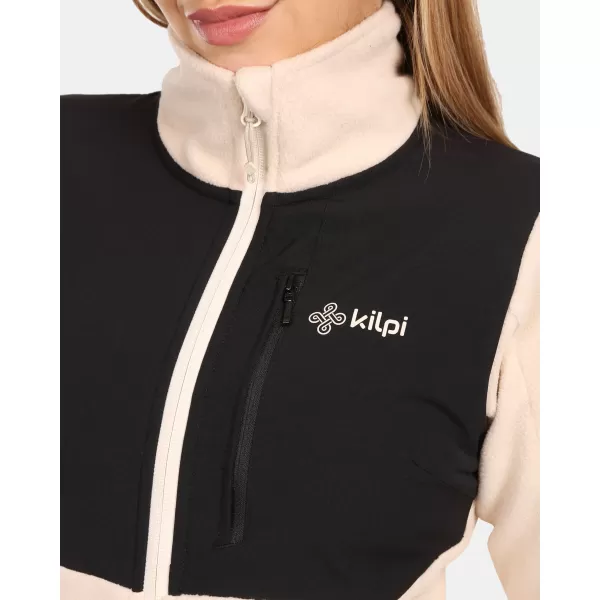  Hanorac de damă din fleece KILPI KAJAANI-W ZL0209KI BEJ 