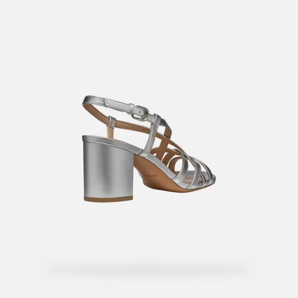  Sandale de dama GEOX VIRNILISA 65 S ARGINT 