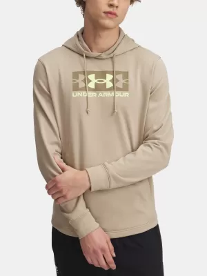 Hanorac pentru bărbați UNDER ARMOUR UA RIVAL TERRY LOGO HOOD 1390141-299 MARO