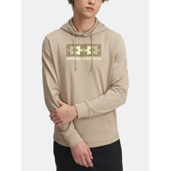  Hanorac pentru bărbați UNDER ARMOUR UA RIVAL TERRY LOGO HOOD 1390141-299 MARO 