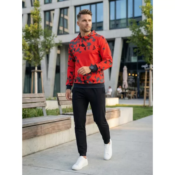  Hanorac funcțional premium pentru bărbați ALTISPORT VOJ/ALM108MI01 ROŞU 
