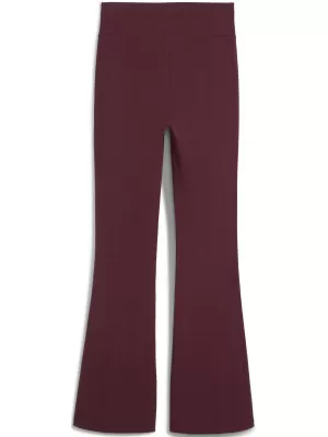 Jambiere de damă PUMA HER HIGH-WAIST FLARED LEGGINGS 68815696 STRĂLUCIRE RUBIN