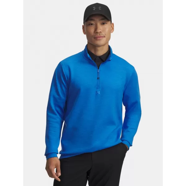  Hanorac pentru bărbați UNDER ARMOUR UA DRIVE MIDLAYER PULLOVER 1387124-402 ALBASTRU 