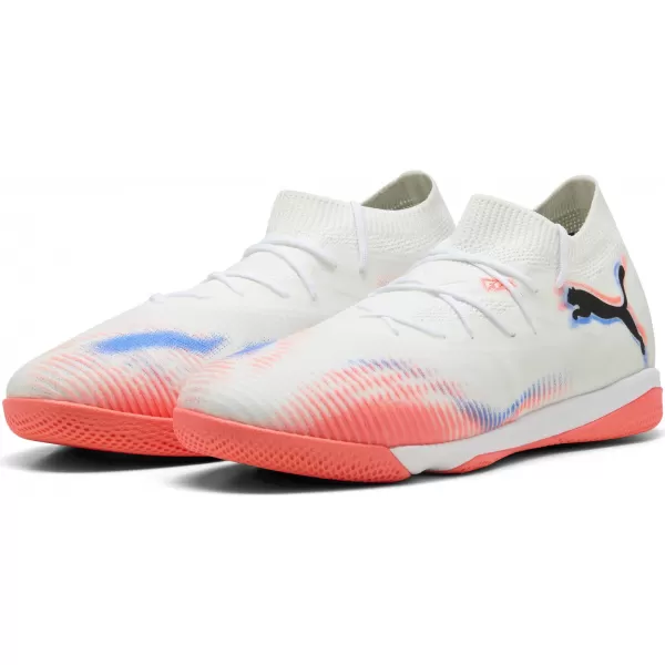  Cizme PUMA FUTURE 8 MATCH IT 10859801 WHITE/ ALB/PUMA NEGRU/ROȘU STRĂLUCITOR 